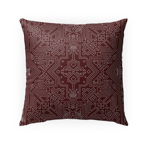 Burgundy best sale outdoor pillows